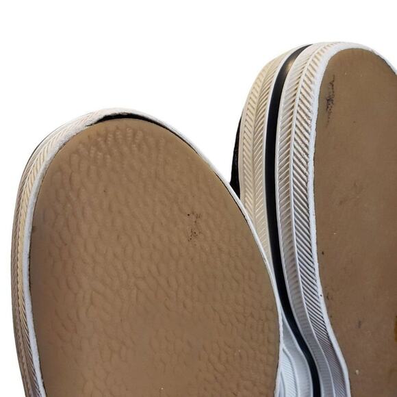 Keds x Kate Spade New York Triple Decker Sneakers 7 Blue Leopard Slip-on Calf - Picture 10 of 15